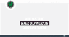 Desktop Screenshot of cynkownia-gajecki.pl